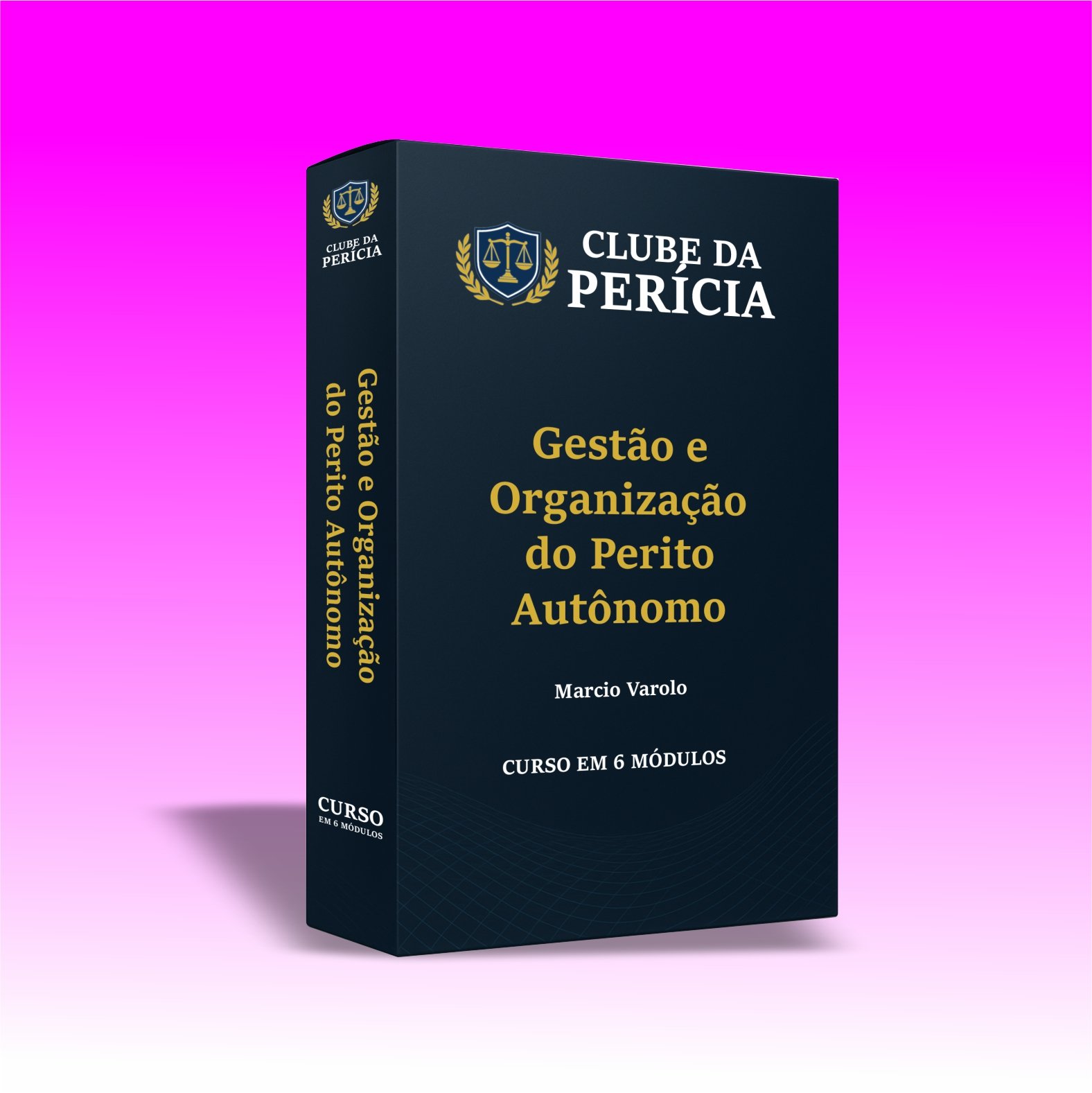 Capa do curso Gestão e Organização do Perito