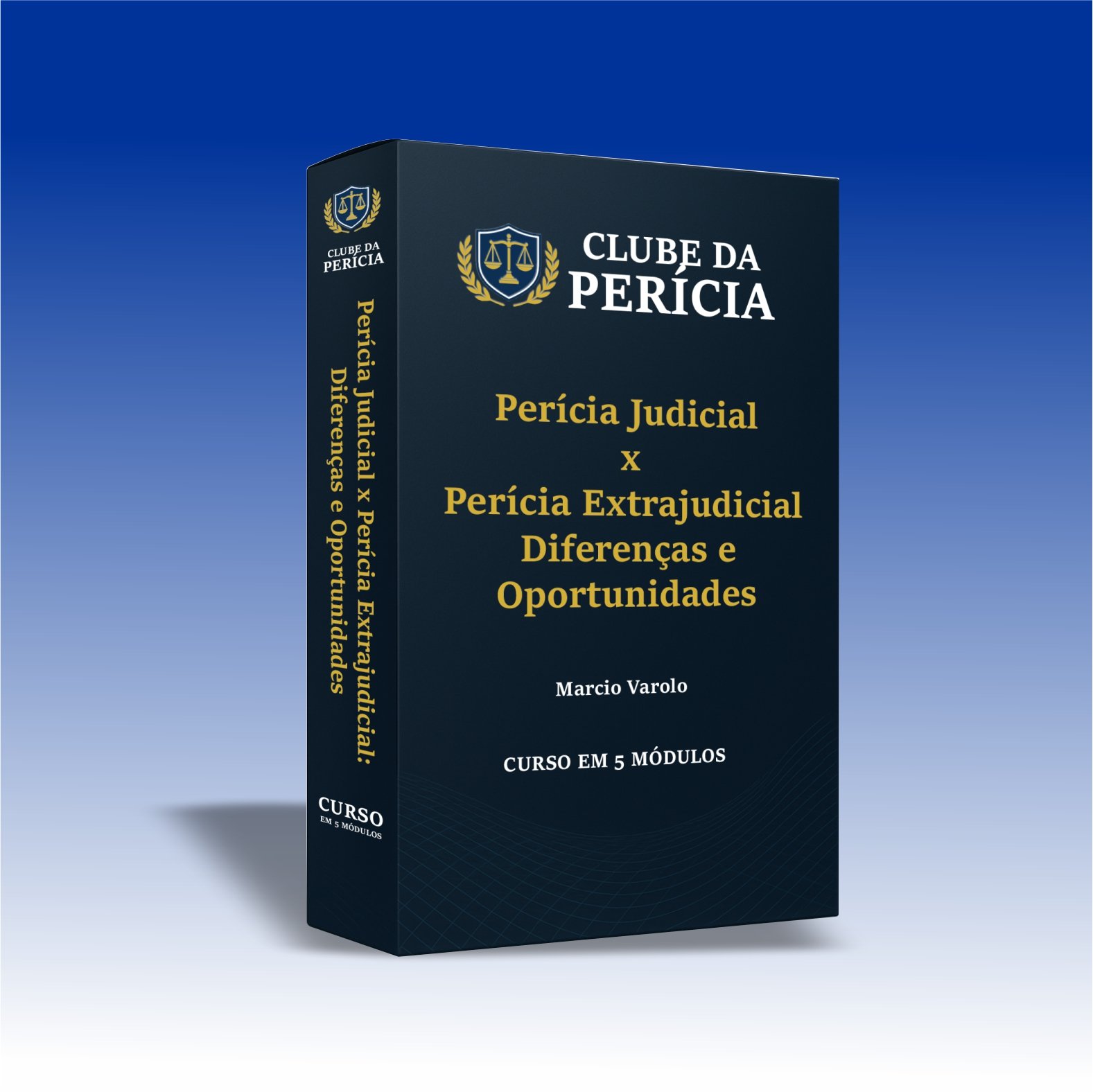 Capa do curso Perícia Judicial x Extrajudicial